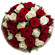 букет из красных и белых роз. Гродно